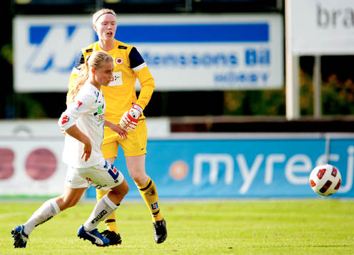 Hedvig Lindahl, målvakt, Kristianstad och Linda
