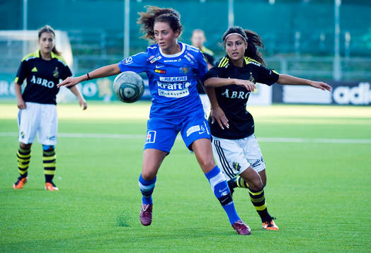 Sofia Nulden, Sunnanå och Nazanin Vaseghpanah, AIK