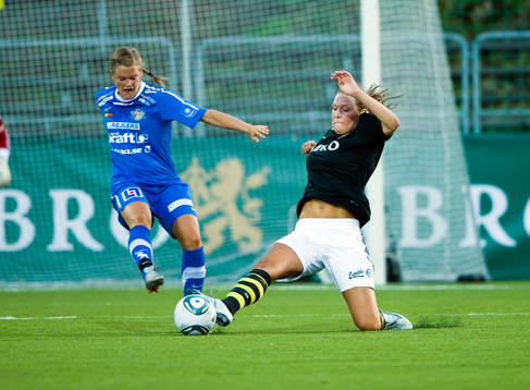 Linda Fransson, Sunnanå och Jennie Nordin, AIK