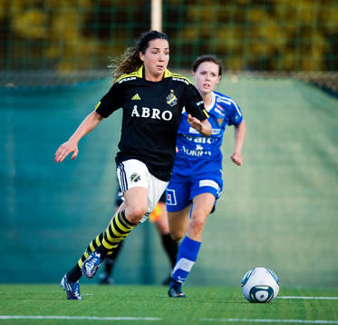 Clara Markstedt, AIK och Elin Johansson, Sunnanå