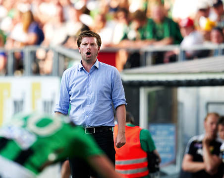 Jens Gustafsson, tränare Halmstad