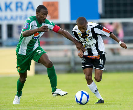 Bradley Ralani, Landskrona, och José Monteiro, Hammarby