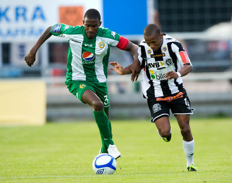 Bradley Ralani, Landskrona, och José Monteiro, Hammarby