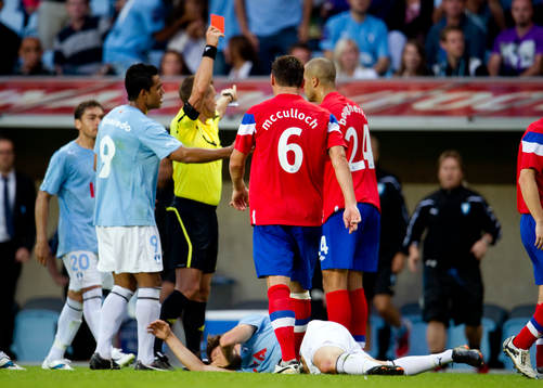 Fotboll, kval till Champions League, Malmö FF - Glasgow