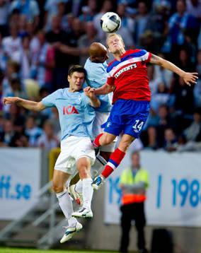 Fotboll, kval till Champions League, Malmö FF - Glasgow