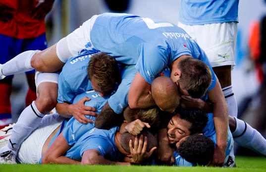 Fotboll, kval till Champions League, Malmö FF - Glasgow