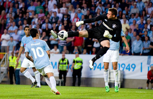 Fotboll, kval till Champions League, Malmö FF - Glasgow