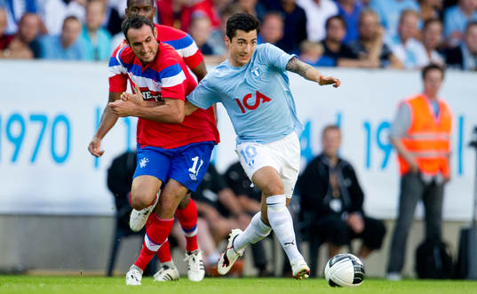 Fotboll, kval till Champions League, Malmö FF - Glasgow