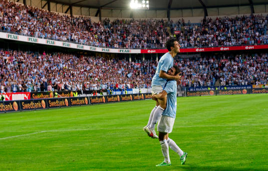 Fotboll, kval till Champions League, Malmö FF - Glasgow