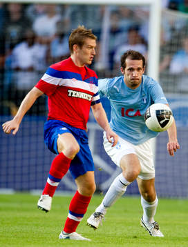 Fotboll, kval till Champions League, Malmö FF - Glasgow