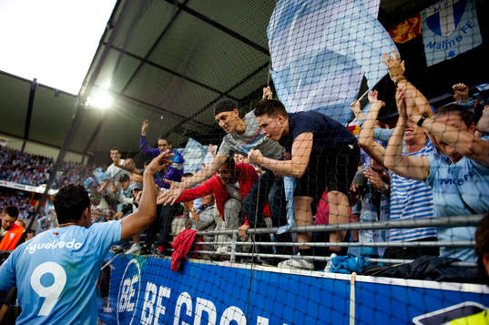 Fotboll, kval till Champions League, Malmö FF - Glasgow