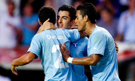 Fotboll, kval till Champions League, Malmö FF - Glasgow