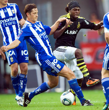 Philip Haglund, IFK Göteborg och Martin Mutumba, AIK