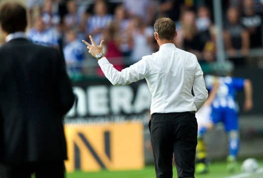 Jonas Olsson, tränare, Göteborg och Andreas Alm, tränare