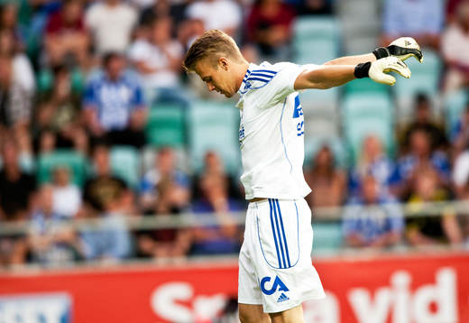 Erik Dahlin, Målvakt