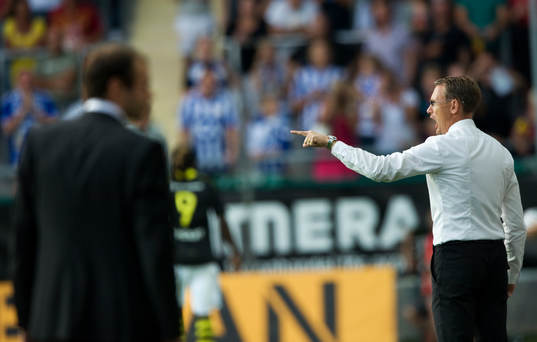 Jonas Olsson, tränare, Göteborg och Andreas Alm, tränare