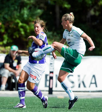 Elin Carlsson, Jitex och Kelly Eagan, Hammarby