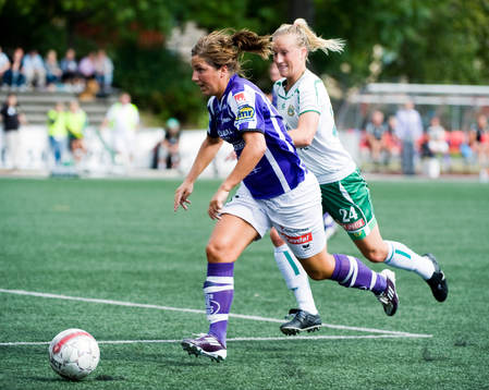 Elin Carlsson, Jitex och Kelly Eagan, Hammarby