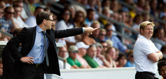 Rikard Norling, tränare, Malmö och Peter Swärdh,