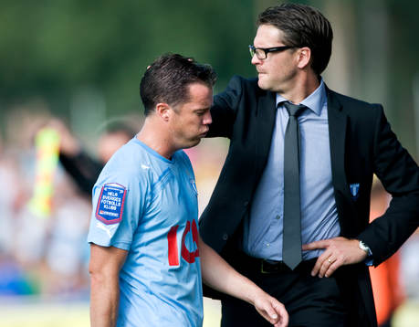 Daniel Andersson och Rikard Norling, tränare Malmö