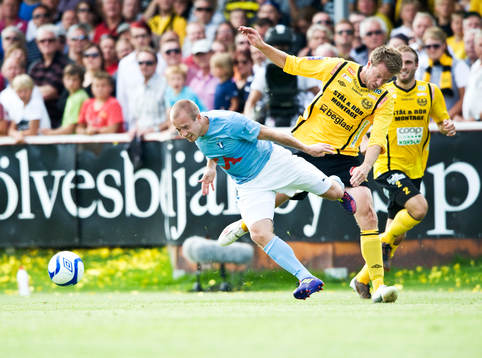 Daniel Larsson, Malmö och Joachim Lantz, Mjällby