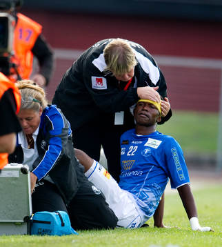 Ibrahim Koroma, Trelleborg skada