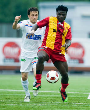Ardian Gashi, Helsingborg och Razak Omotoyossi, Syrianska