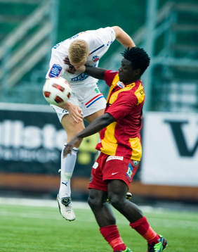 Peter Larsson, Helsingborg och Razak Omotoyossi, Syrianska