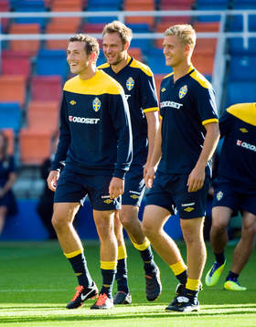 Alexander Gerndt, Andreas Granqvist och Pär Hansson,