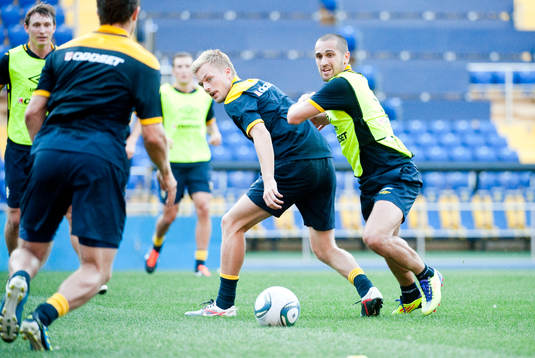 Sebastian Larsson och Emir Bajrami