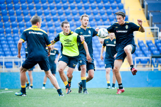 Alexander Gerndt, Andreas Granqvist och Albin Ekdal
