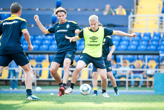 Albin Ekdal och Oscar Wendt