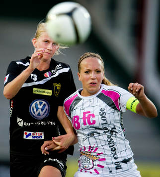 Sofia Jakobsson, Umeå, Malin Levenstad, LDB Malmö