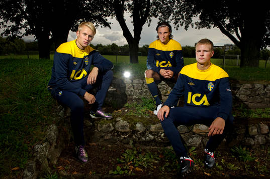Johan Larsson, Niklas Hult, Oscar Hiljemark, alla Elfsborg
