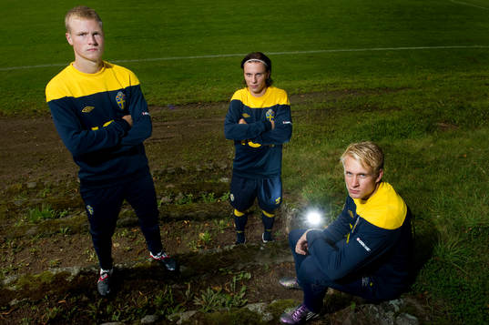 Oscar Hiljemark, Niklas Hult, Johan Larsson, alla Elfsborg
