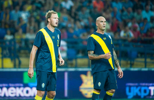 Andreas Granqvist och Daniel Majstorovic, Sverige
