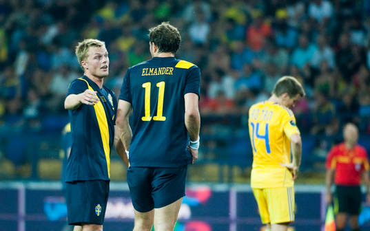 Sebastian Larsson och johan Elmander
