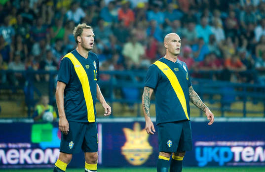 Andreas Granqvist och Daniel Majstorovic, Sverige