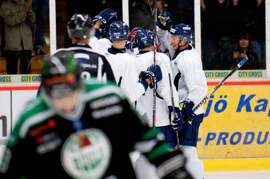 Växjö, jubel, Rögle, depp