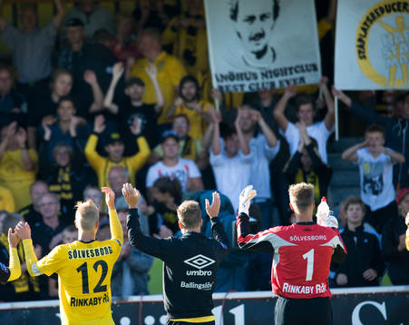 Mattias Asper, målvakt, Marcus Ekenberg och David