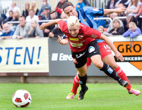 Emelie Johnsson, Kristianstad och Natalia Rickne,