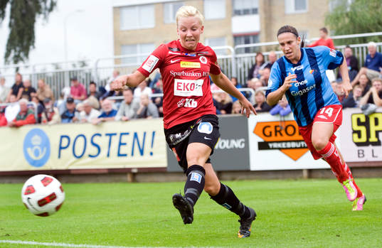 Emelie Johnsson, Kristianstad och Natalia Rickne,