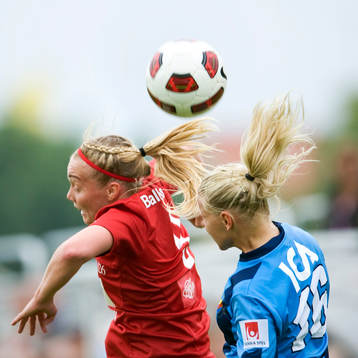 Margret Lara Vidarsdottir, Kristianstad och Sofia Nilsson,