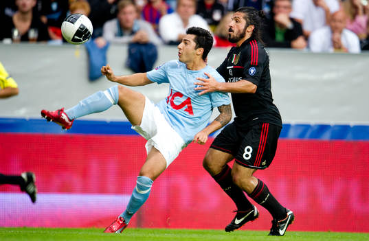 Jiloan Hamad, Malmö FF, Gennaro Gattusi, AC Milan