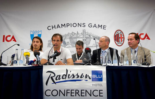 Presskonferens, Zlatan Ibrahimovic, Massimiliano Allegri