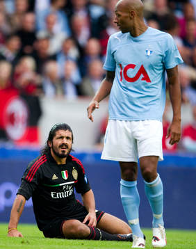 Gennaro Gattusi, AC Milan, Jeffrey Aubynn, Malmö FF