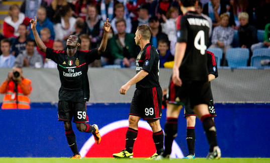 Kingsley Boateng, AC Milan, jubel