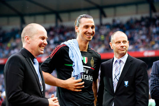 Zlatan Ibrahimovic, AC Milan Håkan Jeppsson,  ordförande