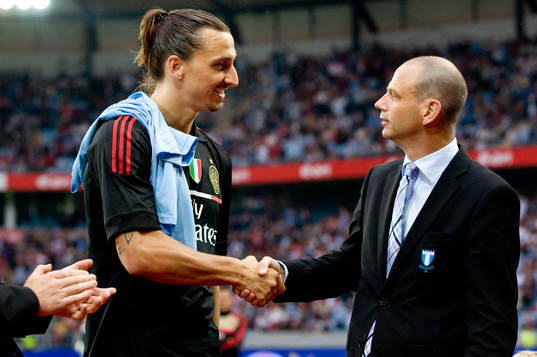 Zlatan Ibrahimovic, AC Milan Håkan Jeppsson,  ordförande