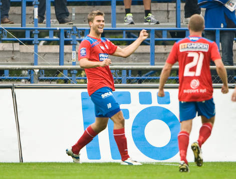 Jörgen Skjelvik, jubel, Helsingborg